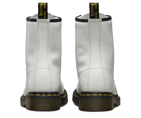 1460 White Smooth Dr. Marten 8 Eye Boots