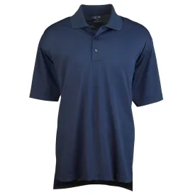 adidas Golf Men's ClimaLite Navy S/S Poly Pique Polo