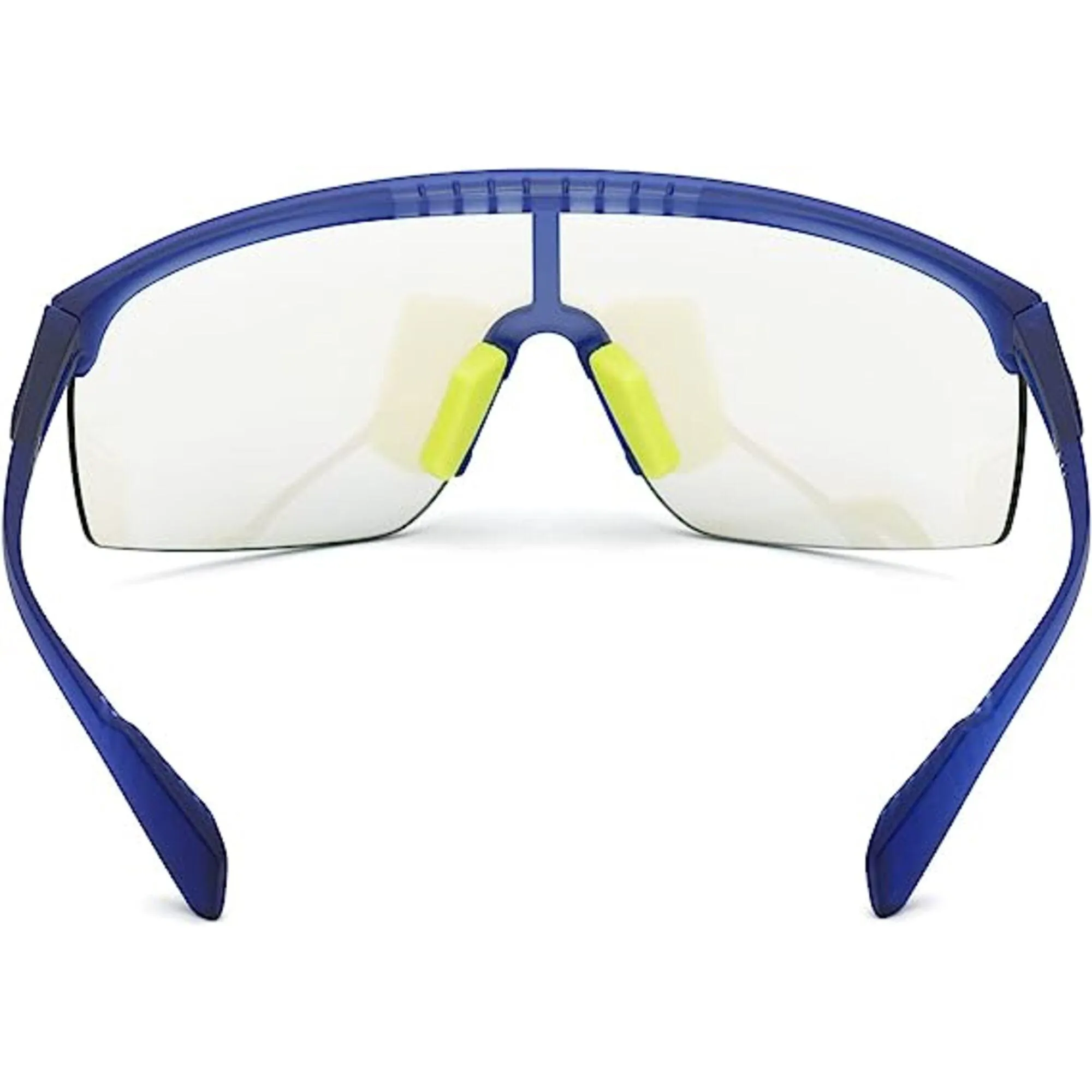 Adidas Men's Sunglasses - Matte Blue Shield Frame Mirrored Lens | ADIDAS SP0005 91X