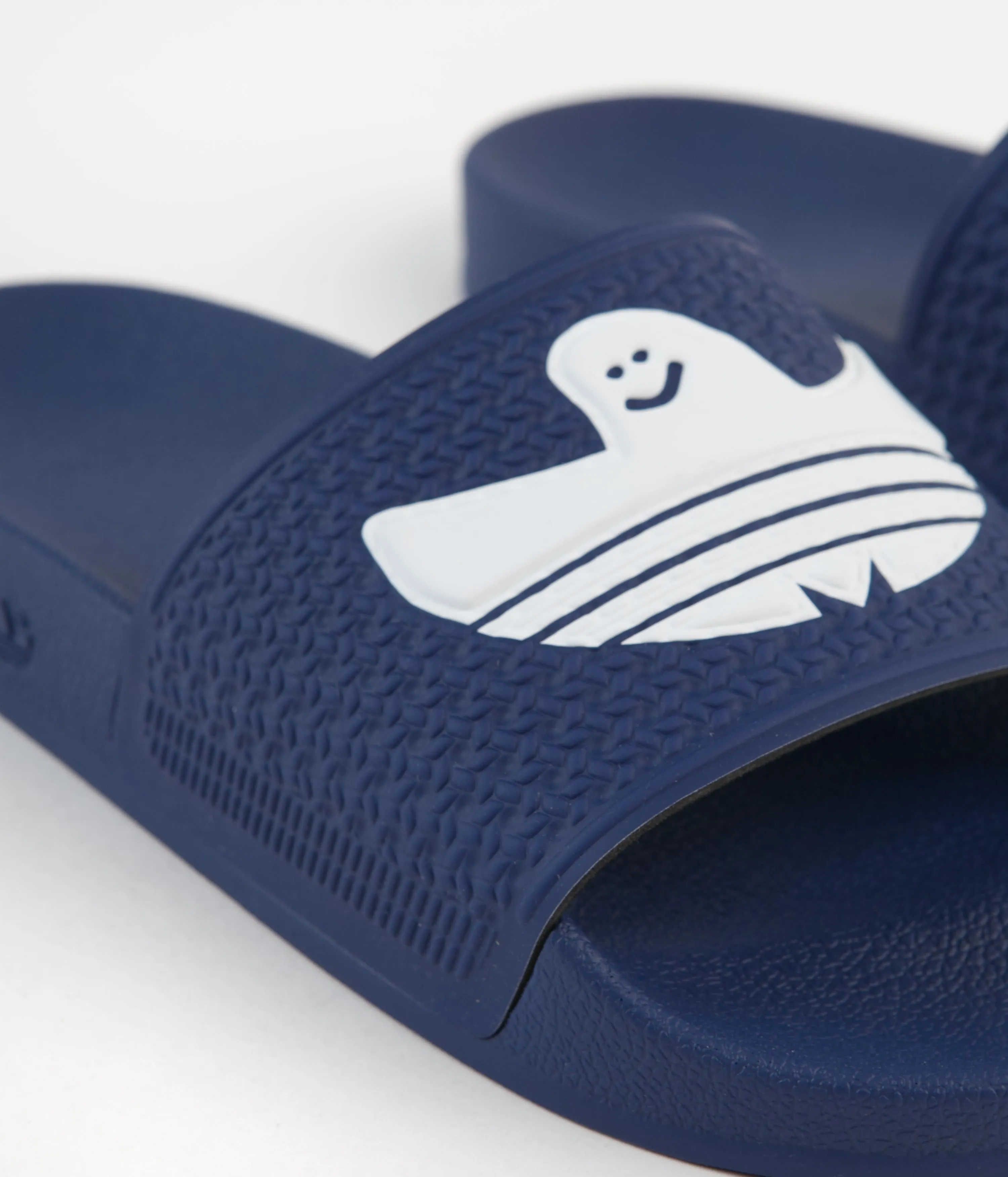 Adidas Shmoofoil Slides - Victory Blue / FTWR White / Victory Blue