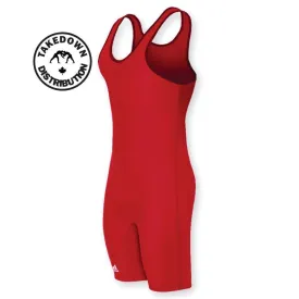 Adidas Singlet Mens Solid Colour Singlet Red