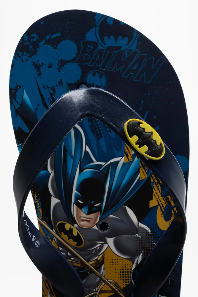 Batman Flip Flop Navy