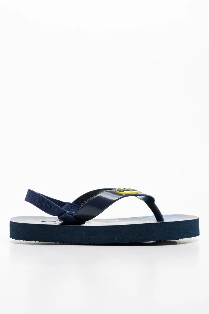 Batman Flip Flop Navy