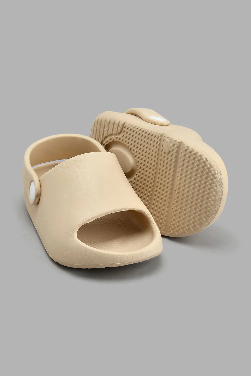 Beige Moulded Slide With Backstrap