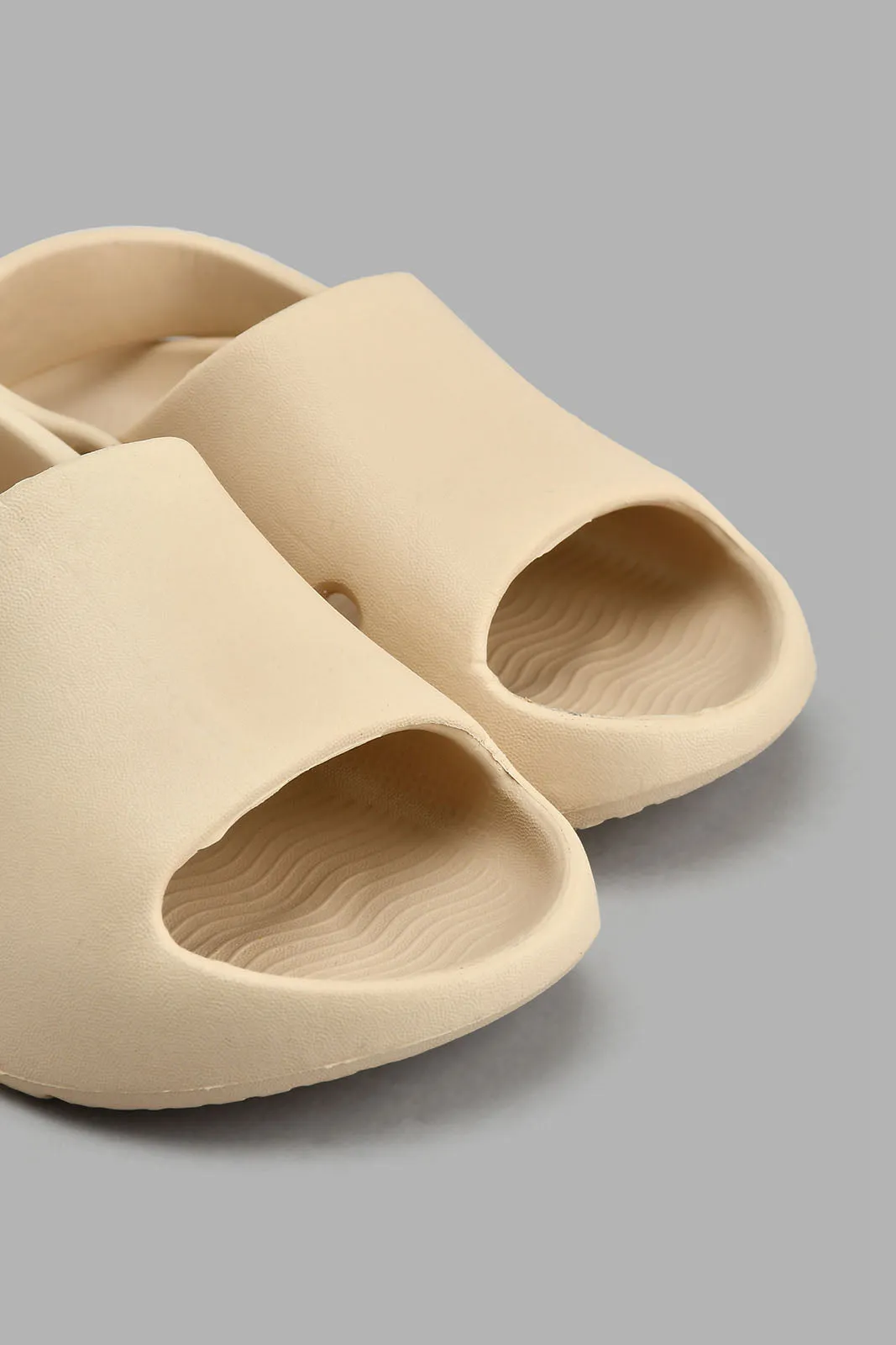 Beige Moulded Slide With Backstrap