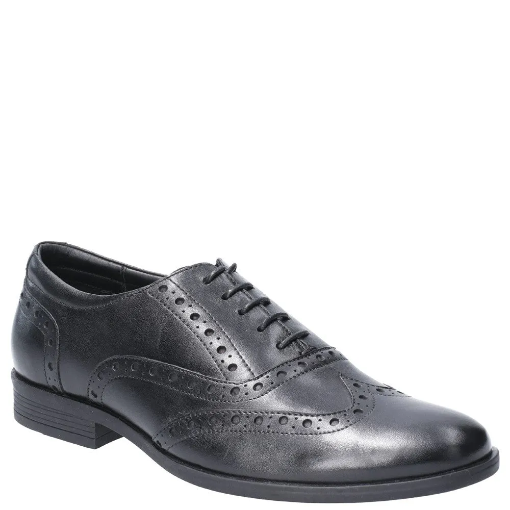 Black Oaken Lace-Up Brogues