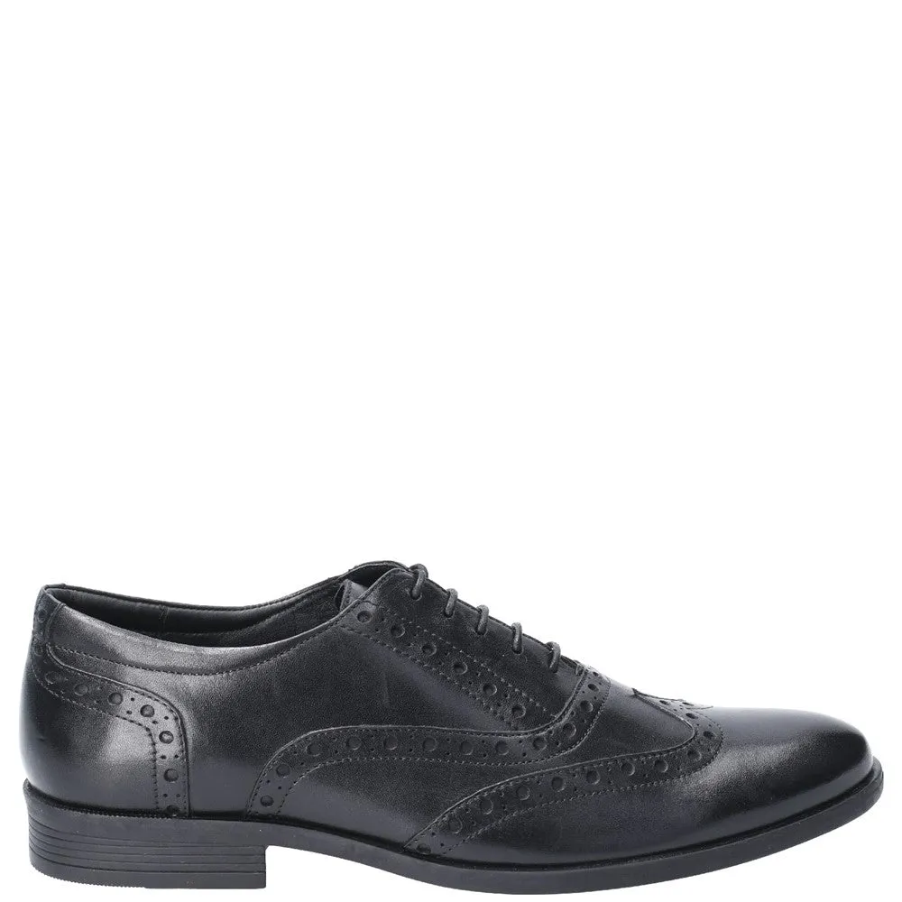 Black Oaken Lace-Up Brogues