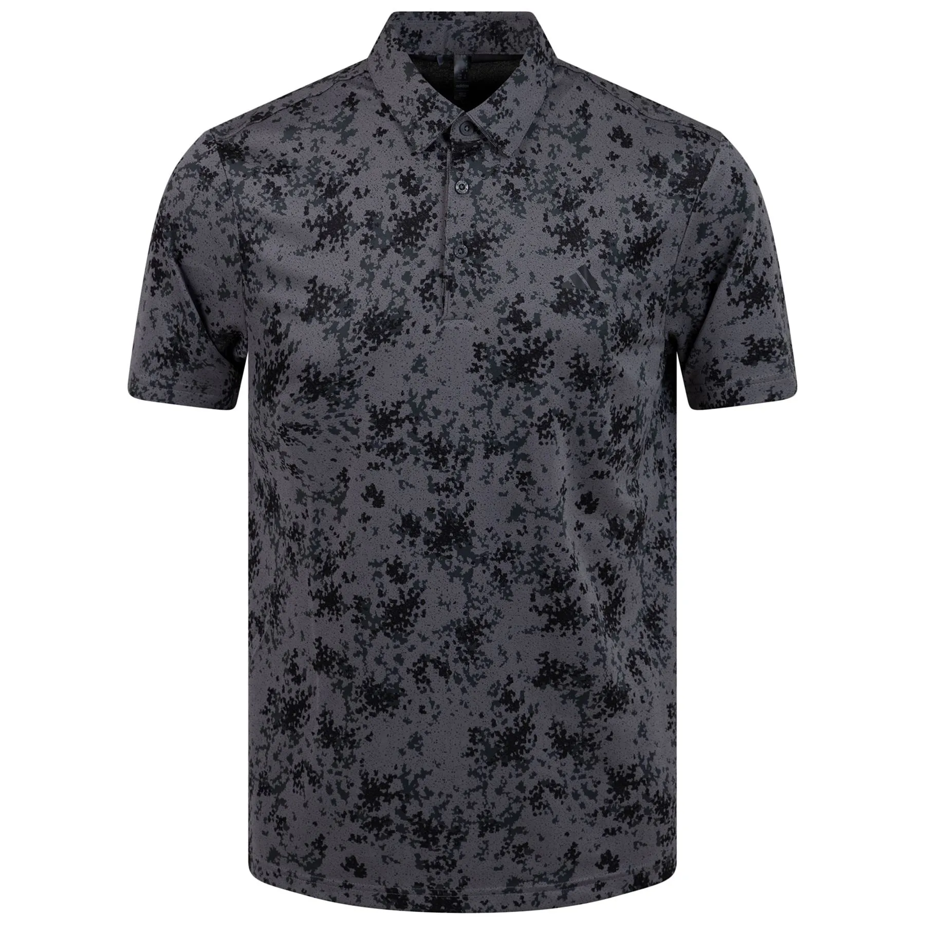 Burst Jacquard Polo Black - AW23