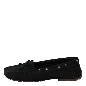 C Mocc Boat2 Black Nubuck