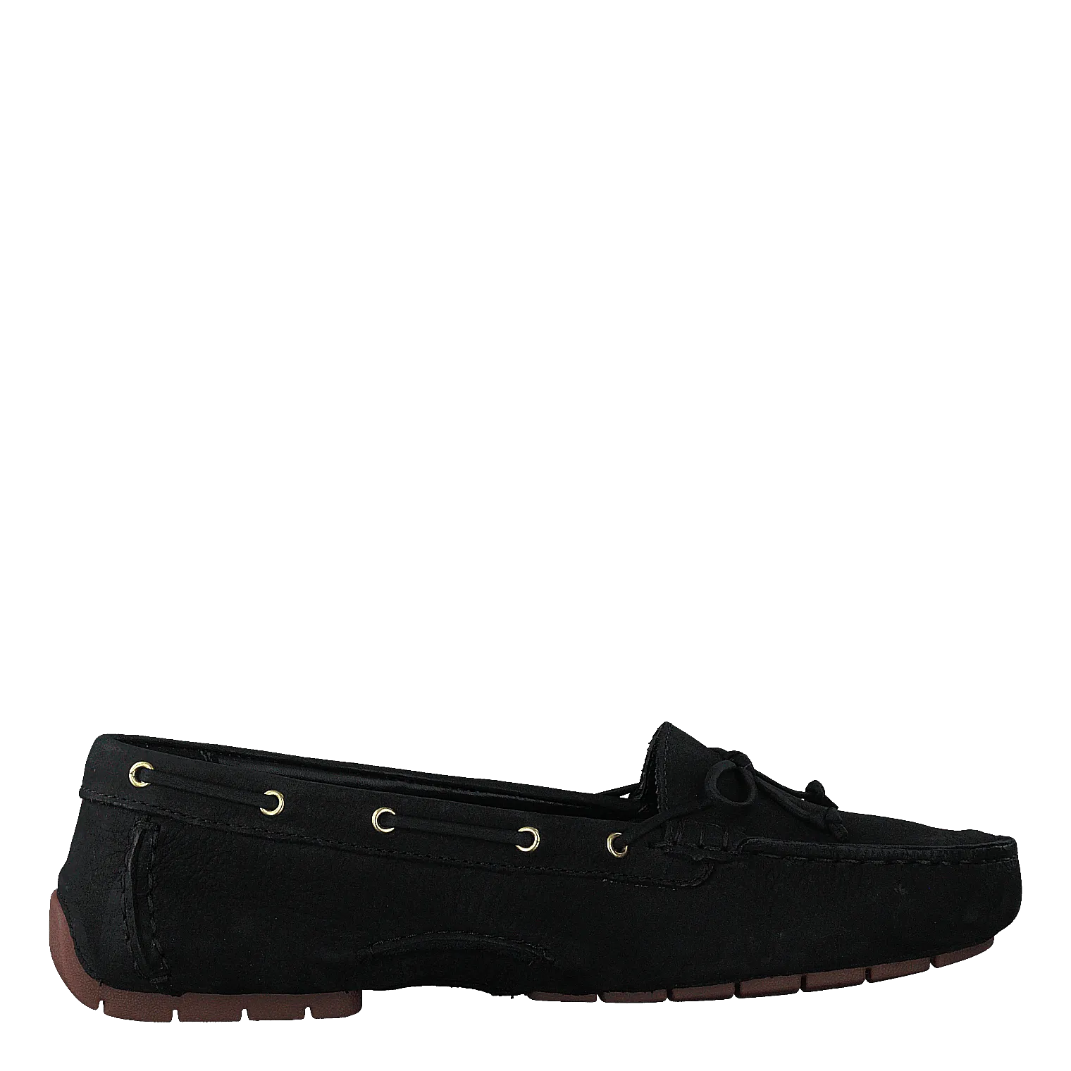 C Mocc Boat2 Black Nubuck