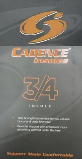 CADENCE - 3/4 Arch Support Insert