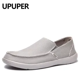 Canvas Shoes Men Breathable Casual Shoes Men Shoes Loafers Soft Comfortable Outdoor Flat Lazy Shoes for Male Chaussure Homme