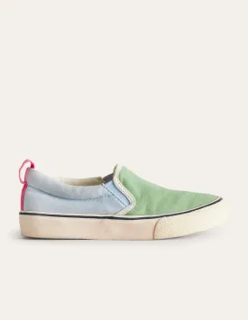 Canvas Slip Ons-Multi