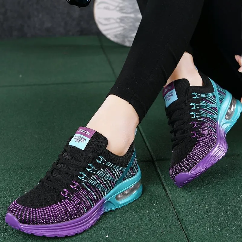 Cushion Women Running Sneakers Sport Woman Sneakers Female Breathable Walking Shoes Lightweight 1