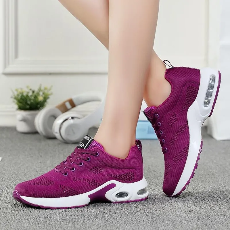 Cushion Women Running Sneakers Sport Woman Sneakers Female Breathable Walking Shoes Lightweight 1