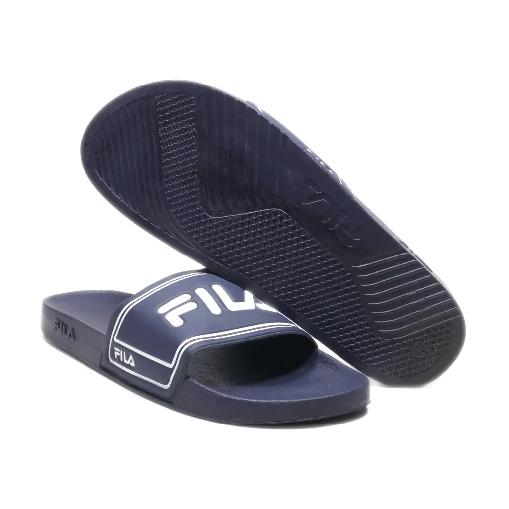 Fila Sliders Polyester Blue Colour For Men