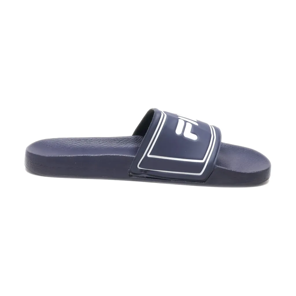 Fila Sliders Polyester Blue Colour For Men