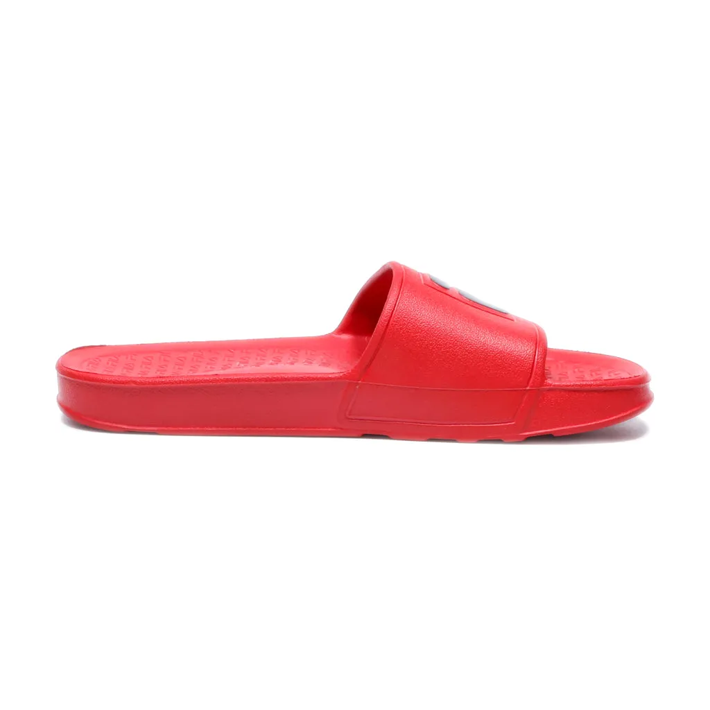 Fila Sliders Rubber Red Colour For Women