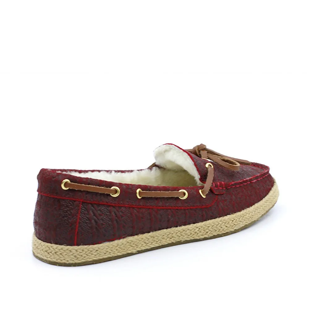 Foxtrot Deck Shoes - Wine Red