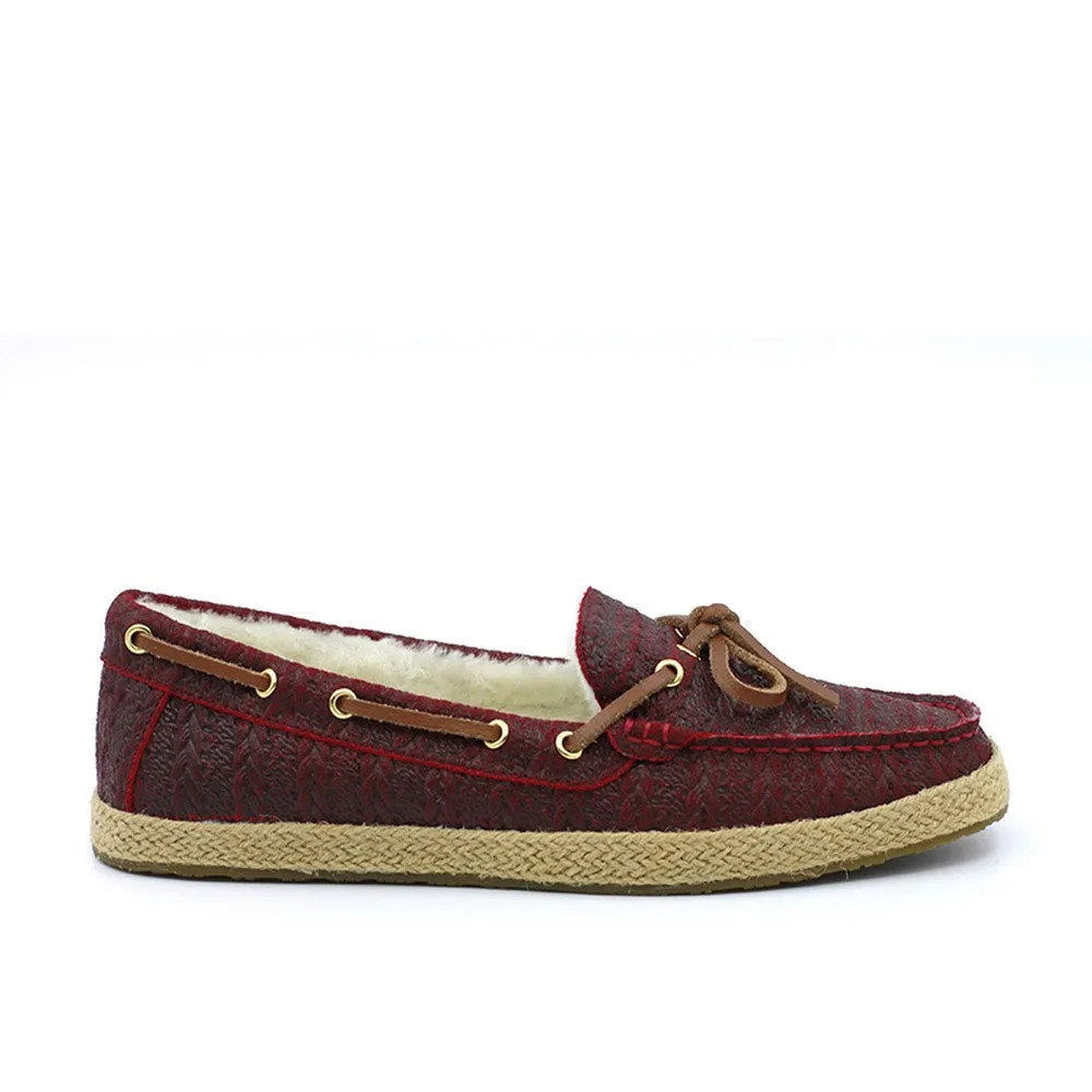 Foxtrot Deck Shoes - Wine Red