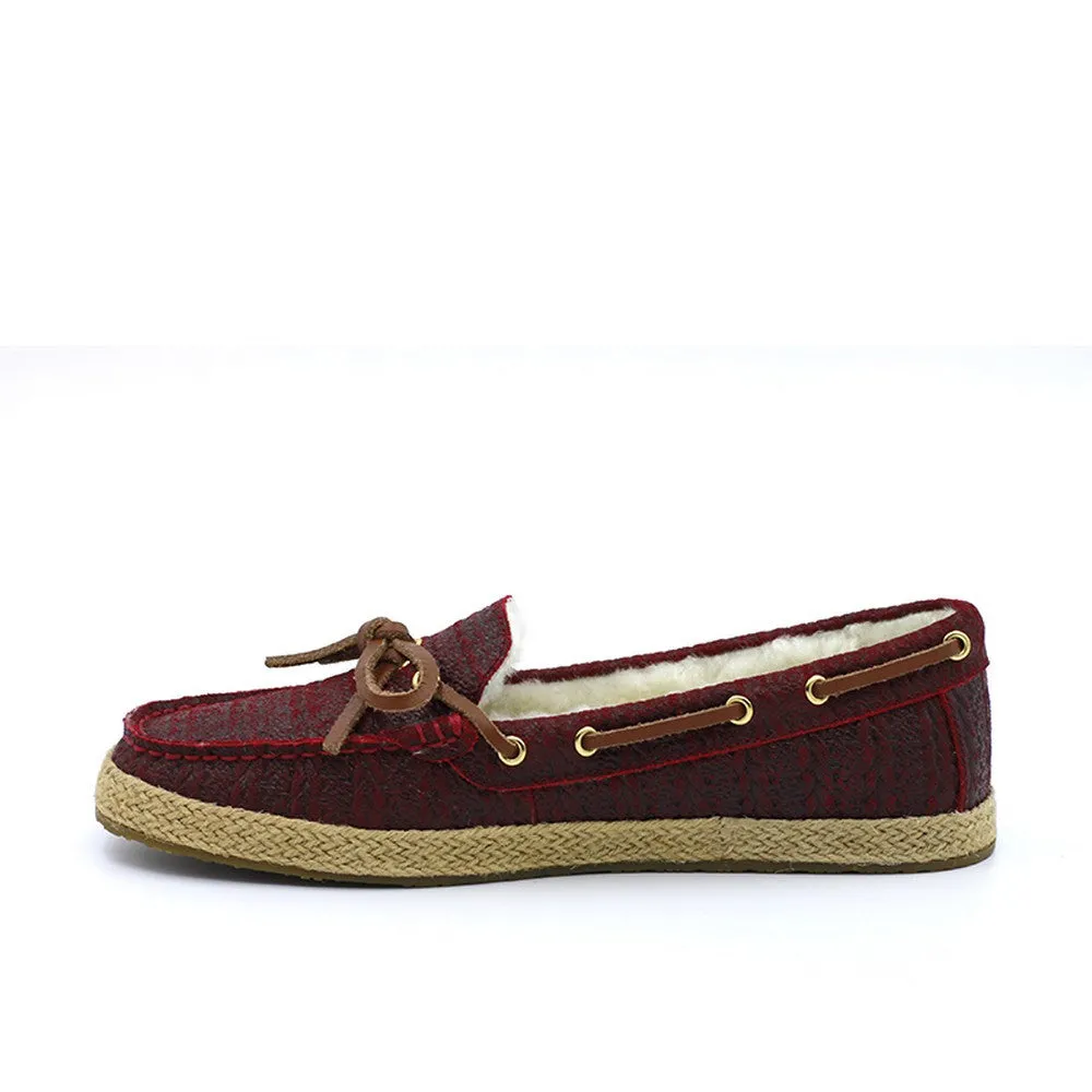 Foxtrot Deck Shoes - Wine Red