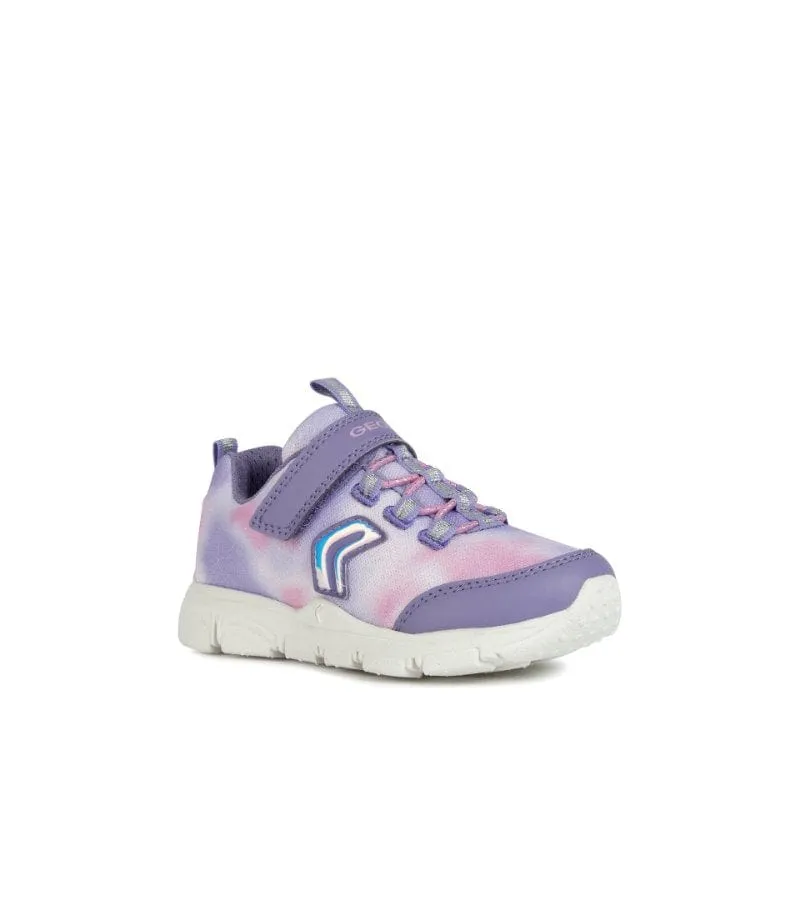 Geox Girls Purple Marble Effect New Torque Runner J258HA