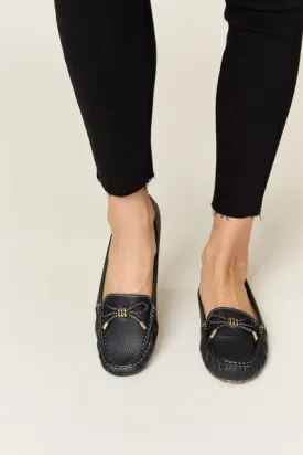 Hazel Blues® |  Forever Link Slip On Bow Flats Loafers