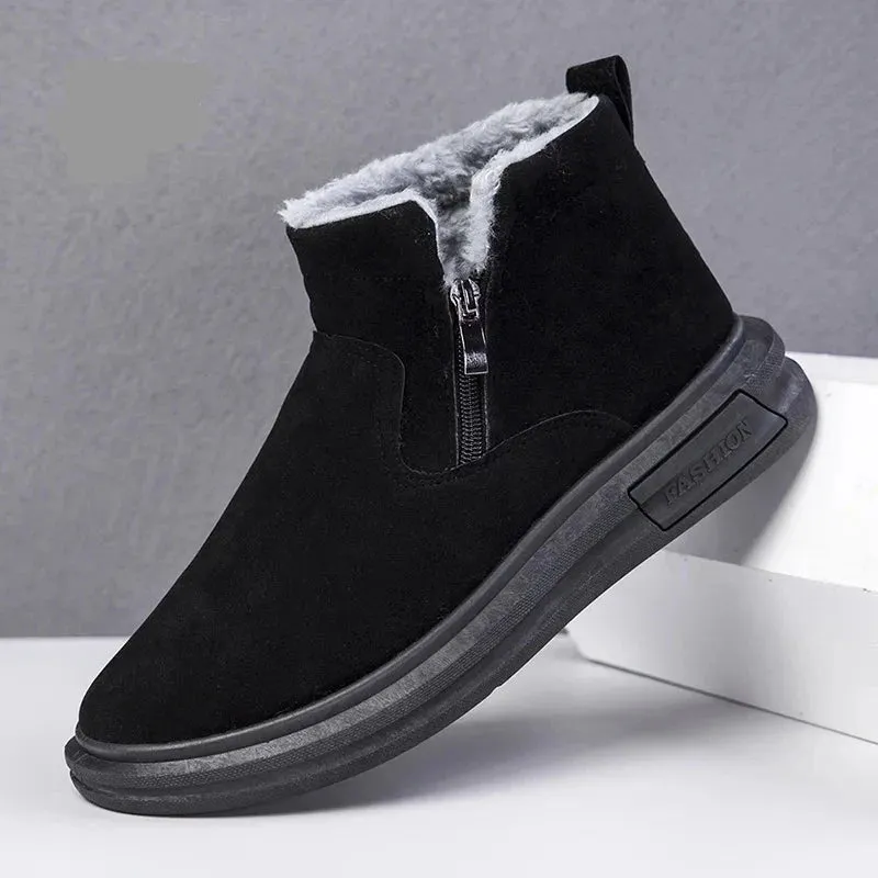 High Top Lined Casual Winter Footwear