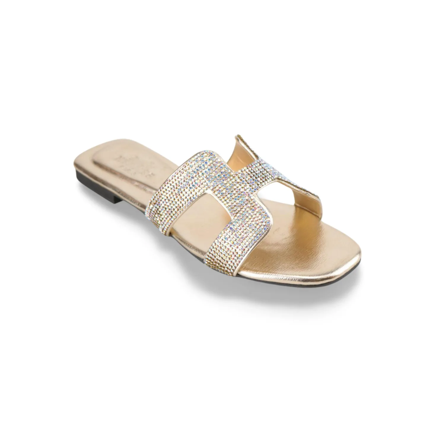 Iconic Style with a Dazzling Oran Sandals with Rhinestones