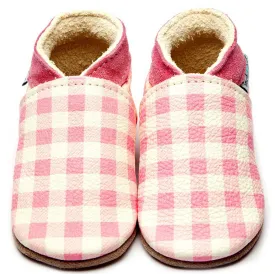 Inch Blue Pink Gingham Shoes