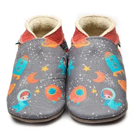 Inch Blue Space Adventure Baby Shoes