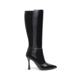 NEROGIARDINI WOMEN'S OVER THE KNEE LEATHER BOOTS