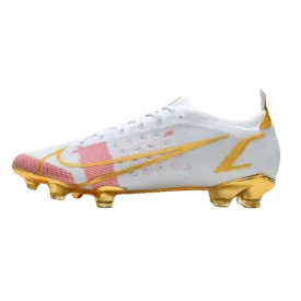 Nike Mercurial Vapor 14 Elite FG White Red Gold - Goatkits Boots