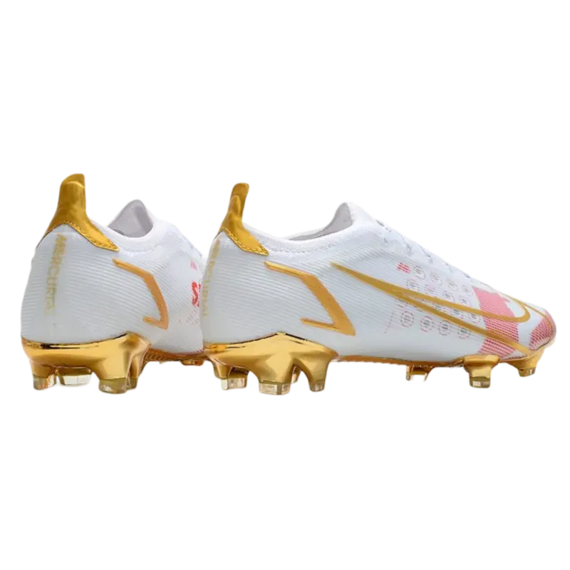 Nike Mercurial Vapor 14 Elite FG White Red Gold - Goatkits Boots