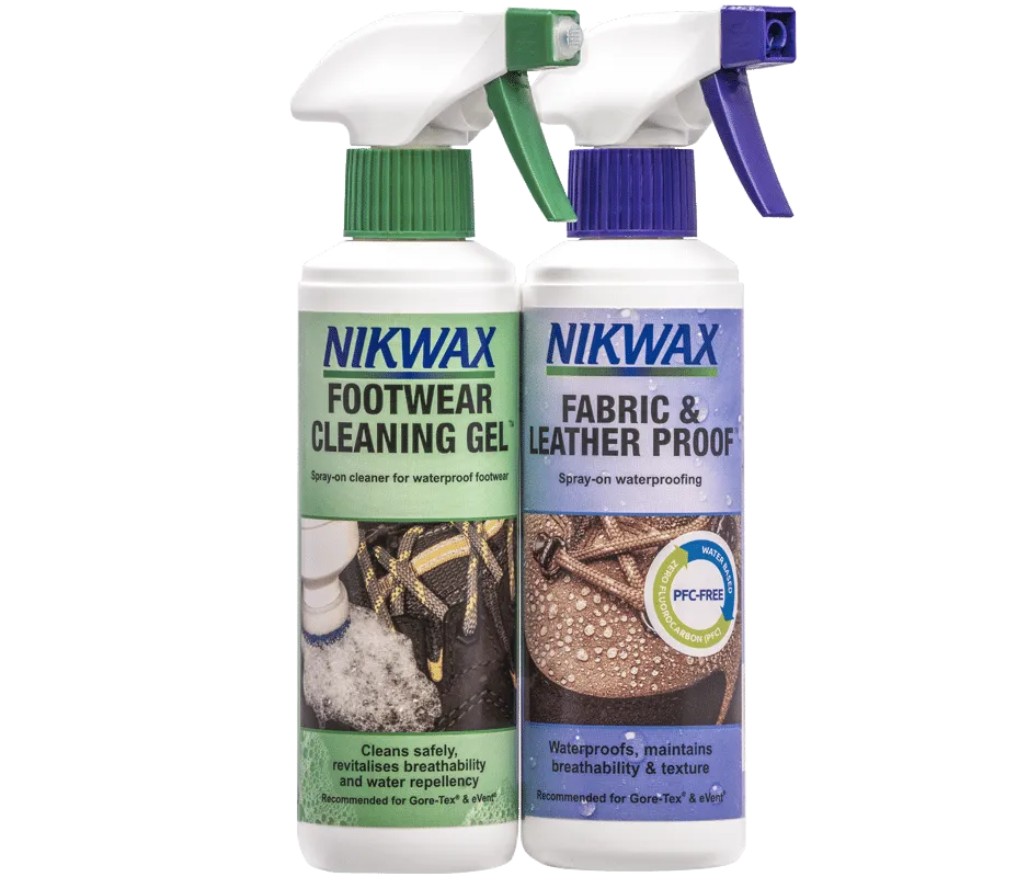 Nikwax Twin Fabric & Leather and Footwear Cleaning Gel 300ml