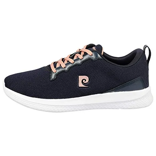 Pierre Cardin Women's Elle Un Navy-Peach Running Shoes-7 UK (40 EU) (Energia PC0300)