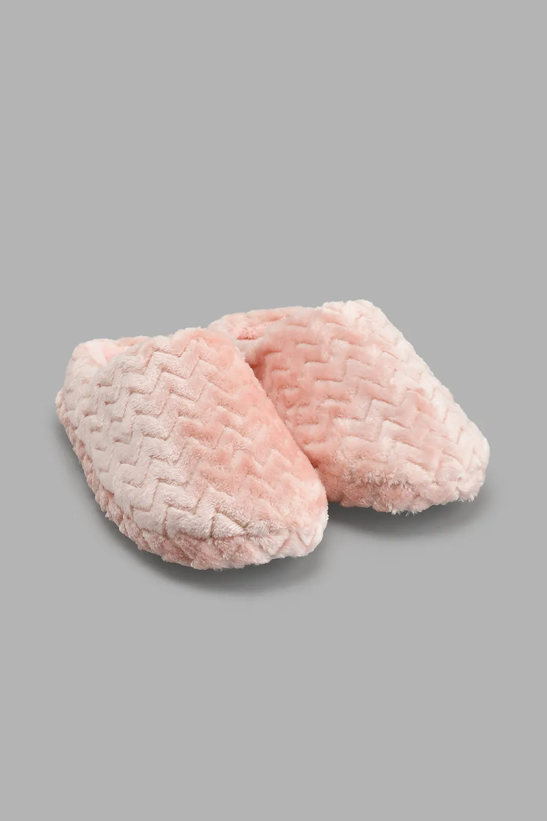 Pink Fur Slipper