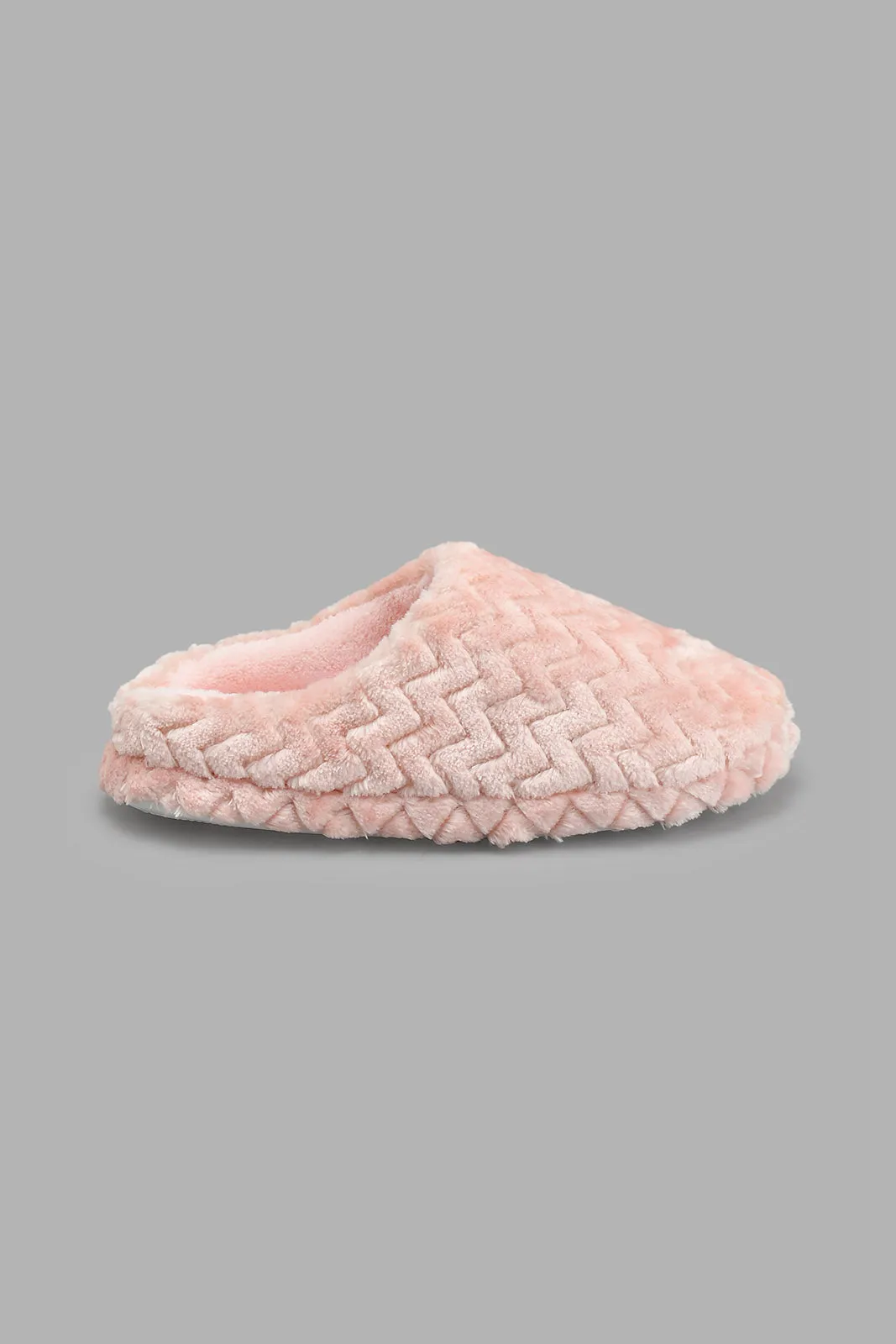 Pink Fur Slipper