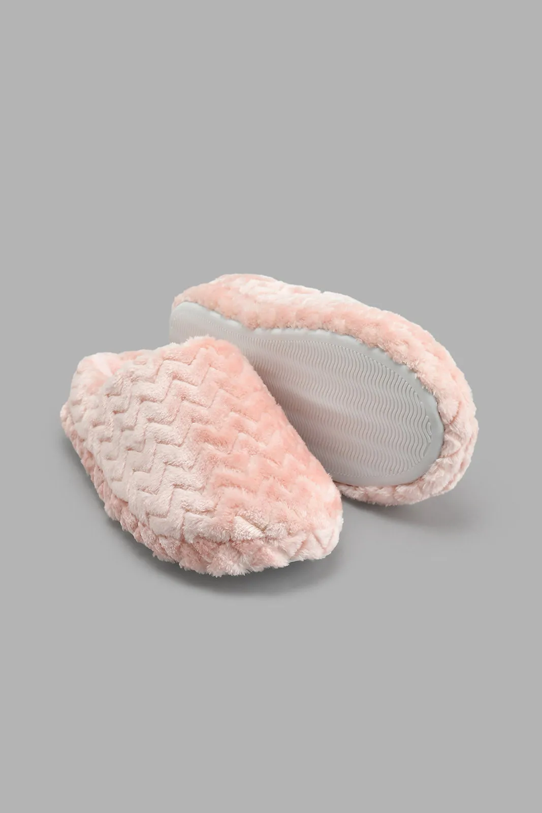 Pink Fur Slipper