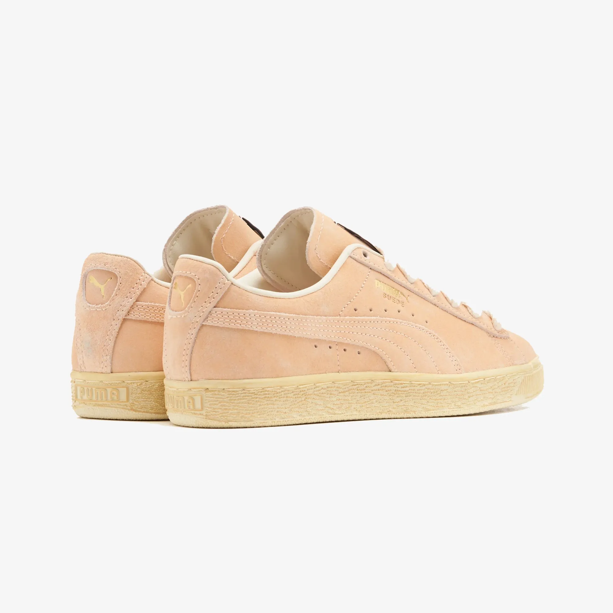 PUMA | SUEDE FADED { BRIGHT MELON-FROSTED IVORY