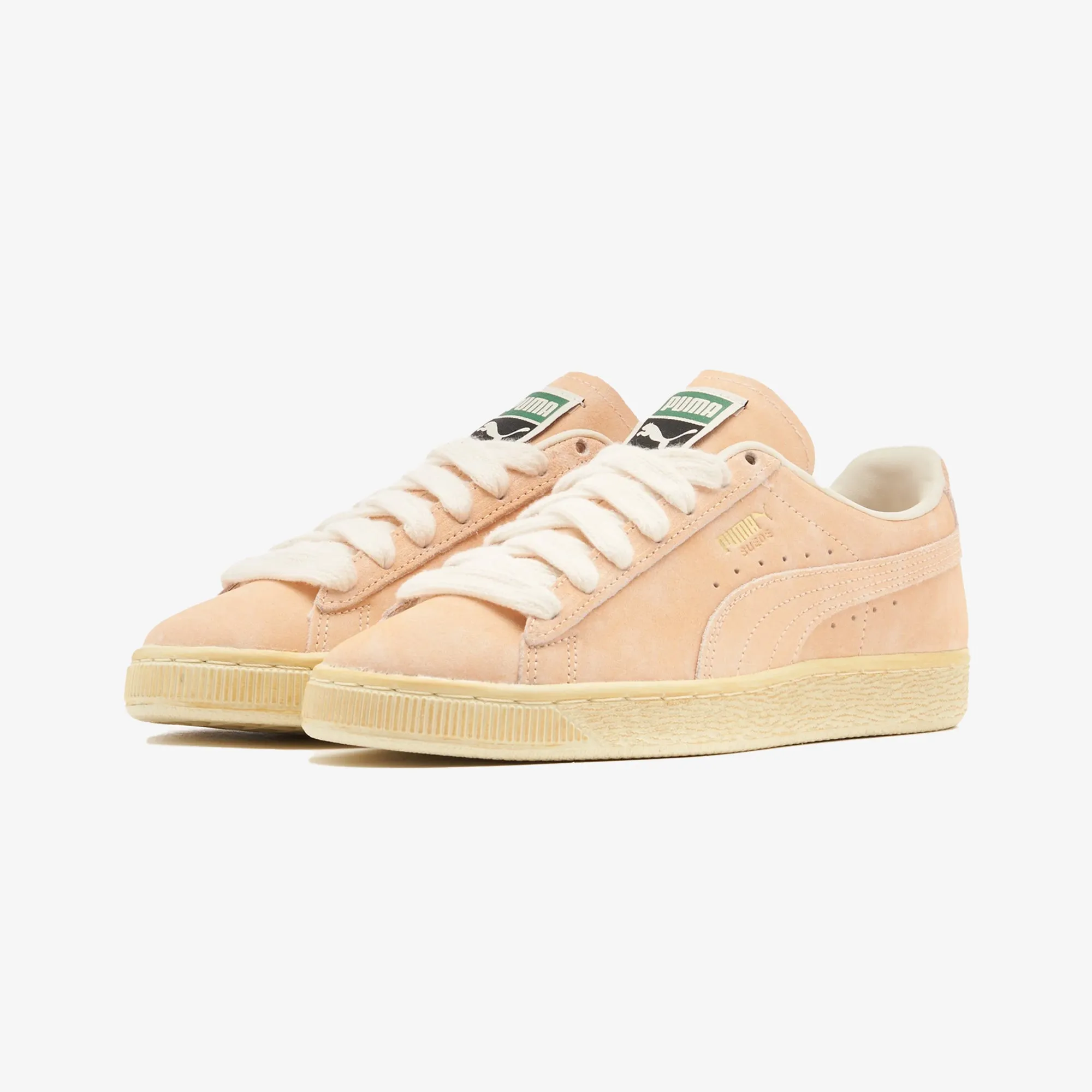 PUMA | SUEDE FADED { BRIGHT MELON-FROSTED IVORY