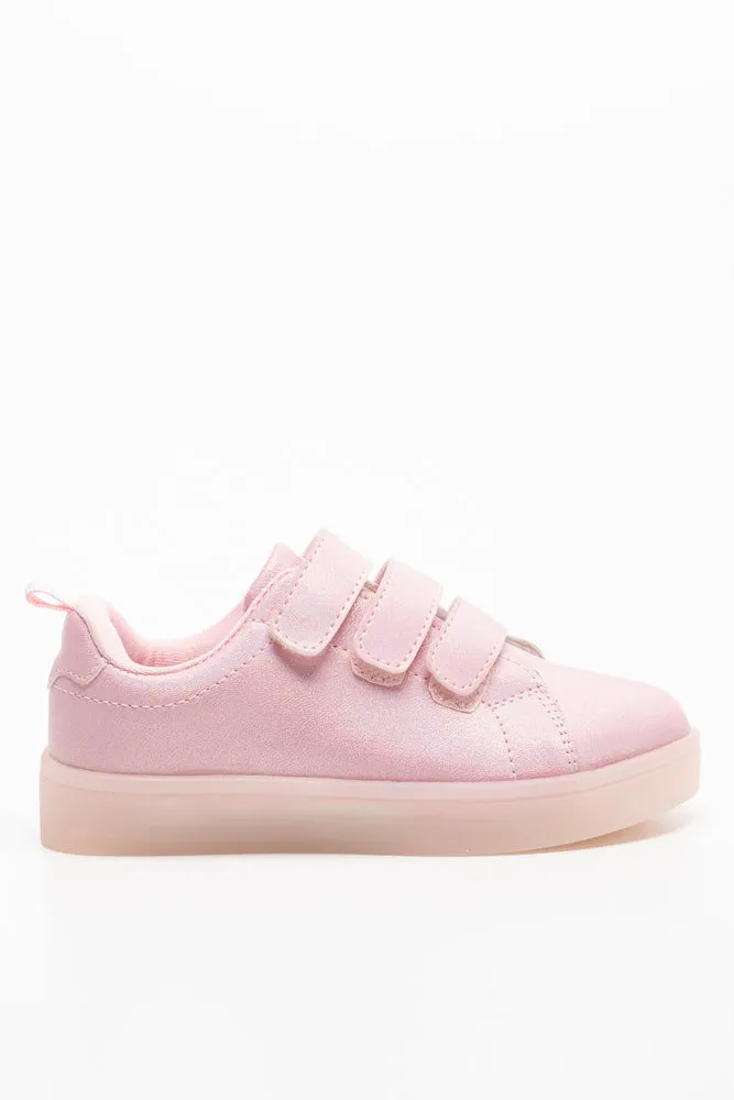 Shimmer Light Up Sneaker Pink