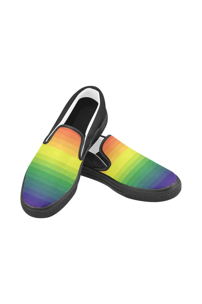 Spectrum of Possibility Men's Slip-on Canvas Shoes (Model 019)