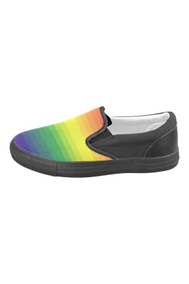 Spectrum of Possibility Men's Slip-on Canvas Shoes (Model 019)