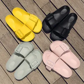 Square soft sole comfort slippers - Sexikinis Swim