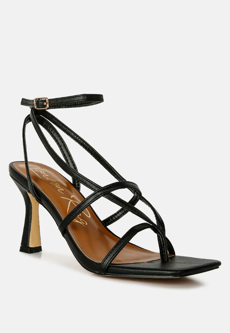 Stalker Strappy Ankle Strap Sandals