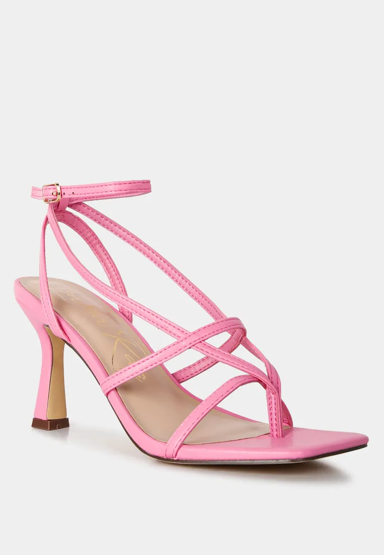 Stalker Strappy Ankle Strap Sandals