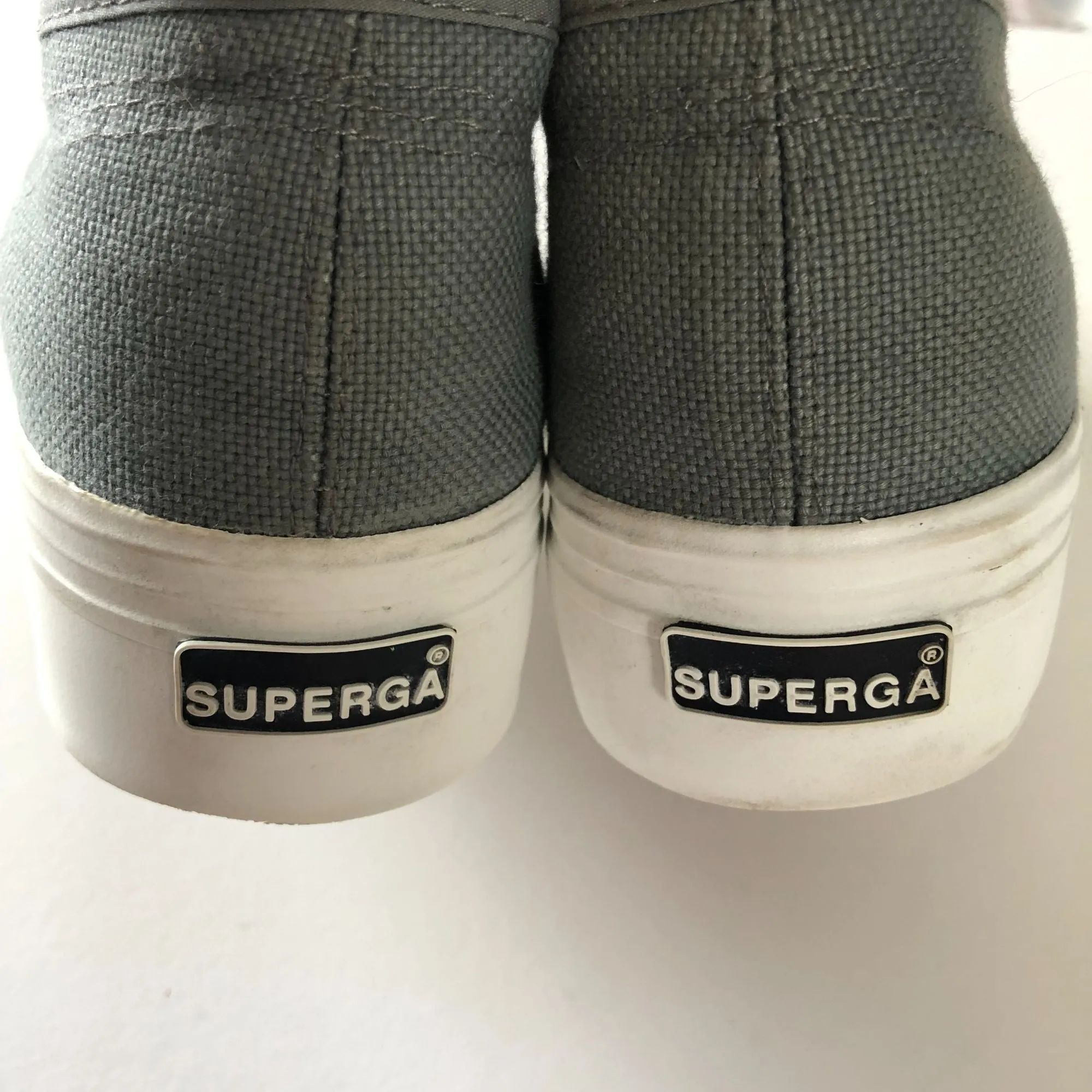 Superga Acot Linea Platform Sneaker in Grey Sage