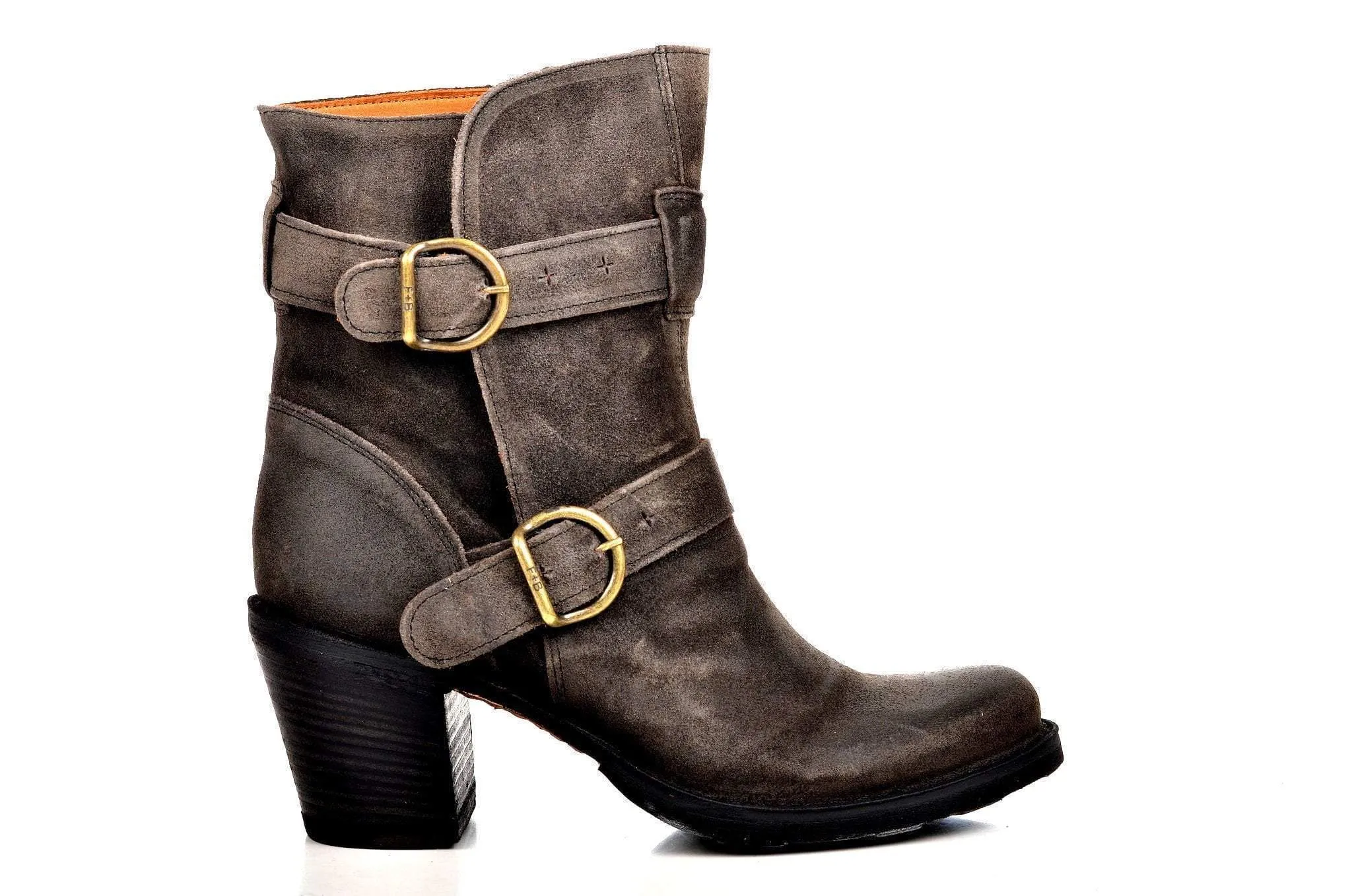 Tall Leather Booties 2 Colors