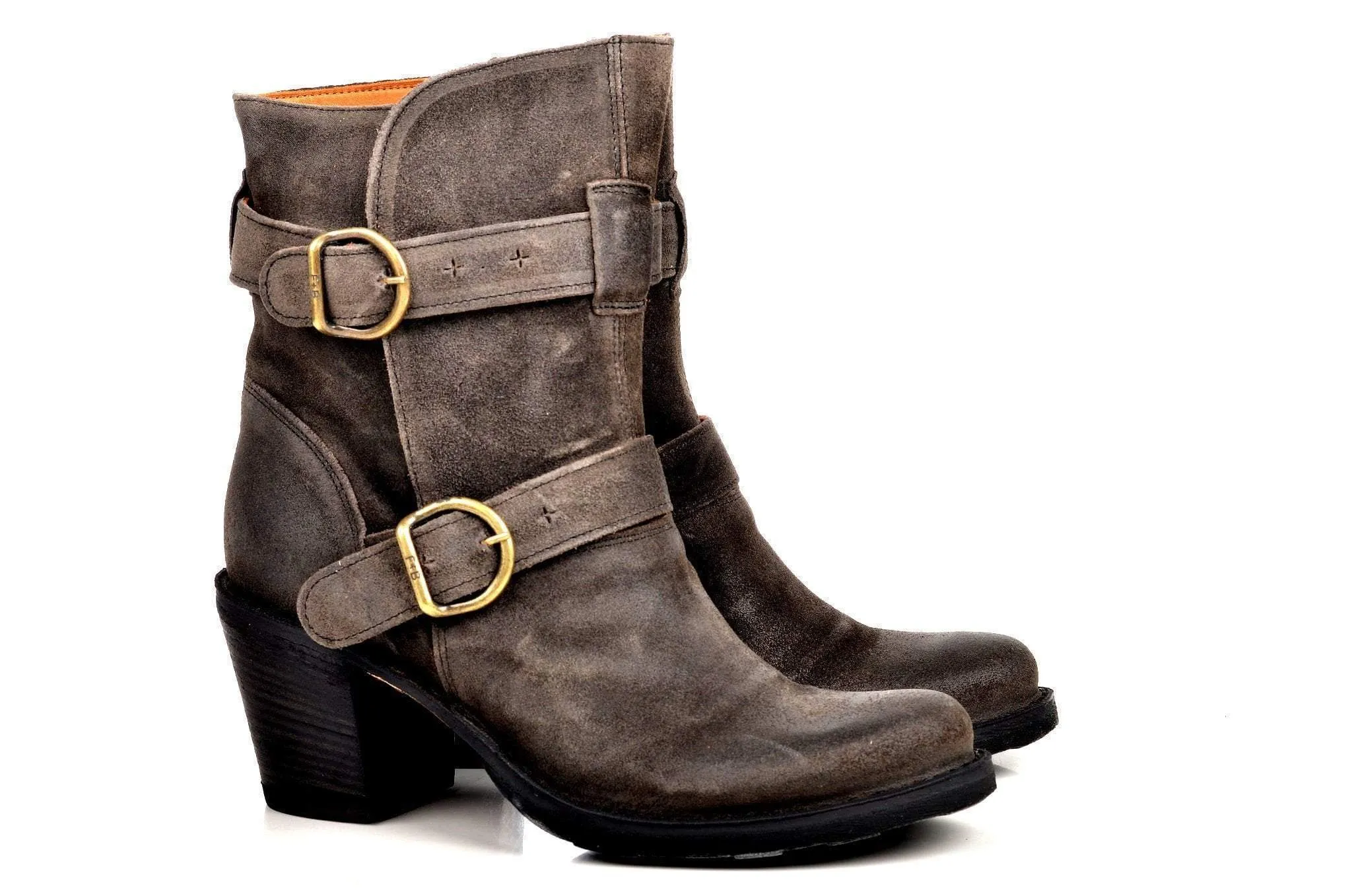 Tall Leather Booties 2 Colors